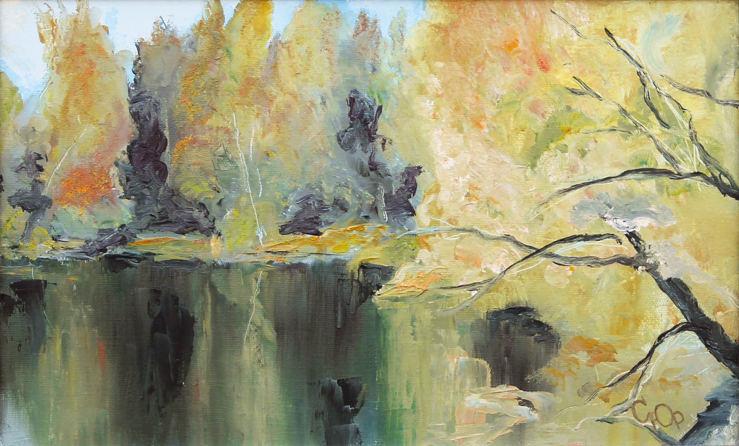 «The Pond (sketch)»